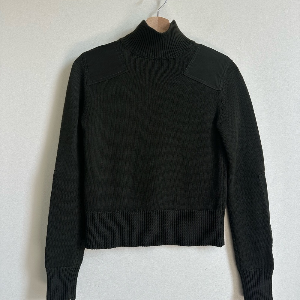 Zara Army Turtleneck Sweater